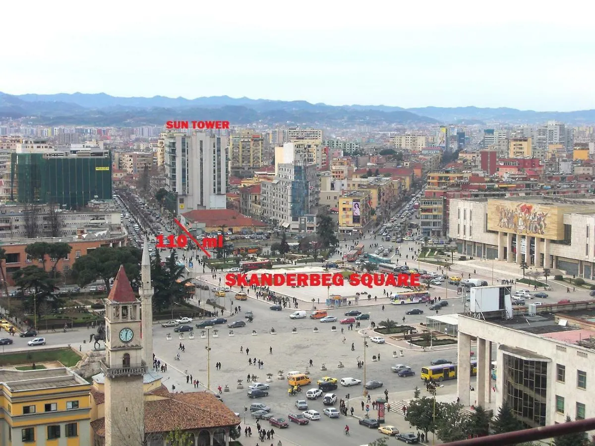 Sun Tower-Center Of Tirana Apartment